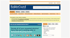 Desktop Screenshot of basildon.gov.uk
